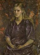 unknow artist Painting of Anna Mahler painting